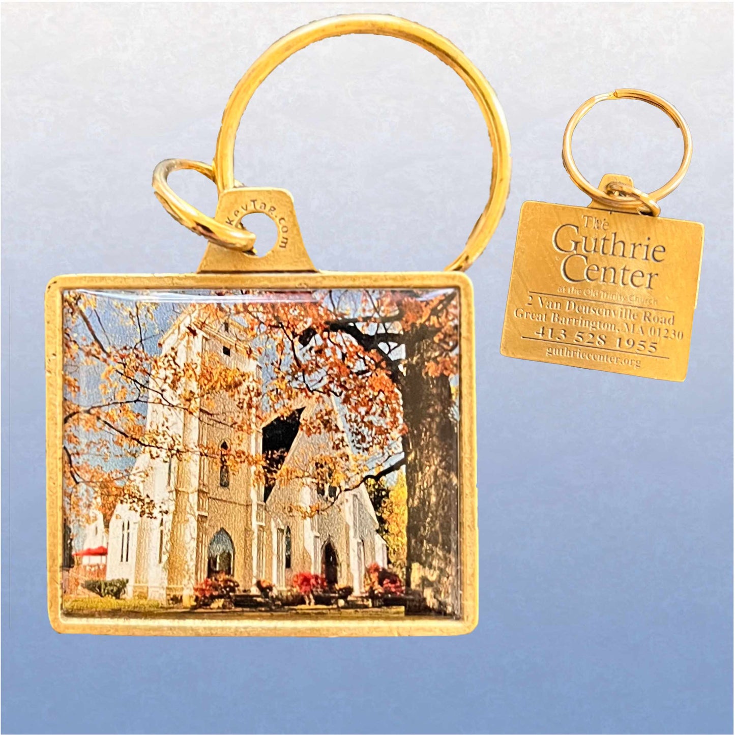 Guthrie Center Key Tag - Brass