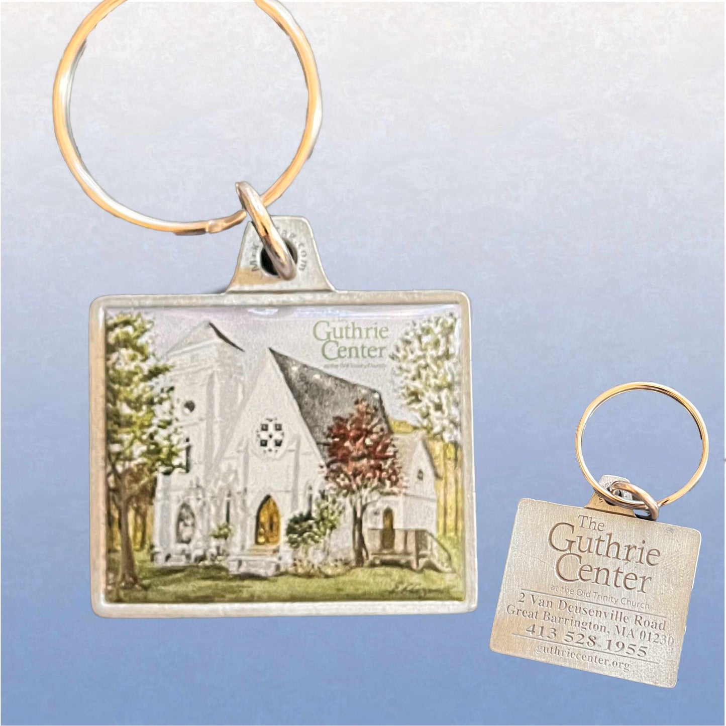 Guthrie Center Key Tag - Silver