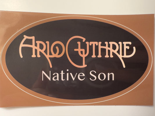 Arlo Guthrie Native Son Sticker